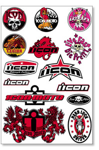 Icon Helmet Decals