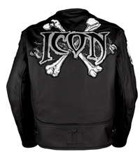 Icon Skull Leather Jacket