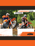 KTM Powerparts Offroad OEM parts & Accessories '09