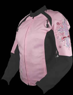 Women's "Cross my Heart" Textile Jacket