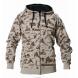 SCATTER ZIP-FRONT HOODED SWEATSHIRT