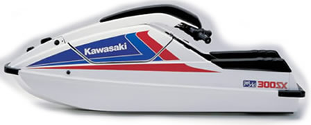 Kawasaki 300 SX Jet Ski OEM Parts