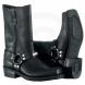 MEN'S TRADITIONAL SQUARE TOE BLACK HARNESS BOOT